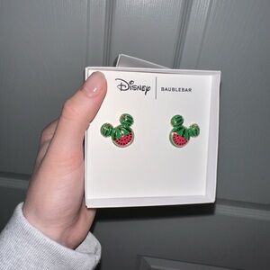 ✨🆕 Disney Baublebar Watermelon Mickey Earrings